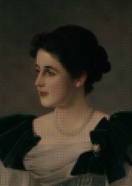 Porträtt Irma von Geijer