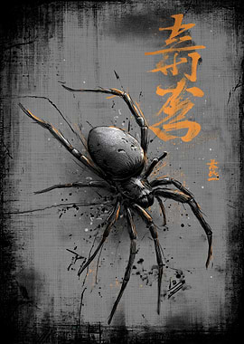 Ukiyo Minimalism Spider