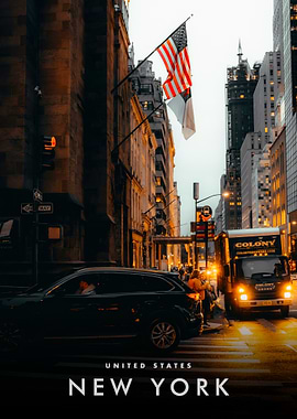 New York City Street Scene