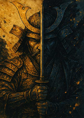 Samurai Warrior with Sword