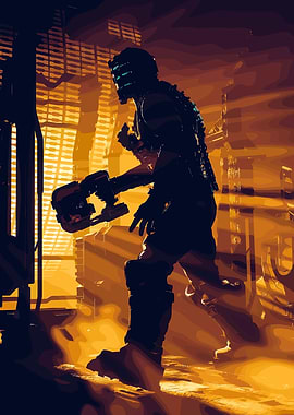 Dead Space Isaac Clarke Illustration