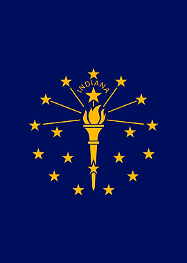 Indiana State Flag