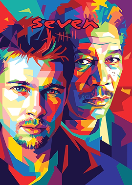 Seven Movie Poster Pop Art