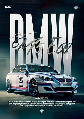 BMW M5 E60 Car Advertisement