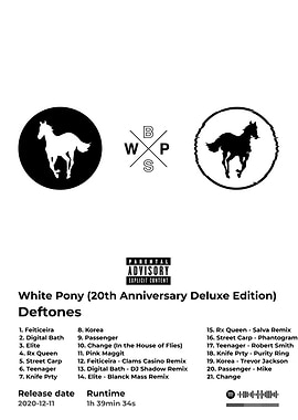 Deftones White Pony Album Cover