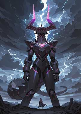 Cybernetic Dragon Guardian