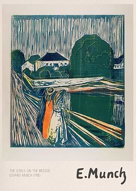The Girls on the Bridge - Munch