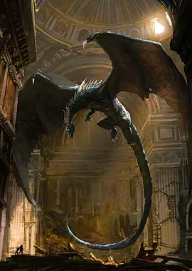 Dragon in Grand Hall