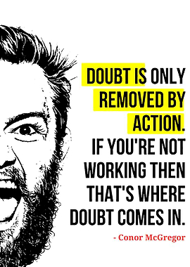 Conor McGregor Motivational Quote Poster