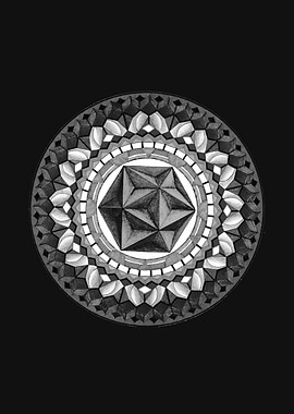 Architect’s Circle – Black & White Mandala
