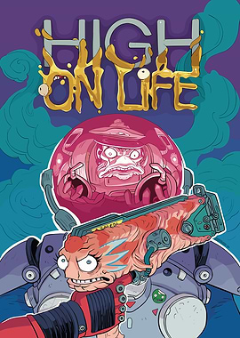 High on Life Comic Style Art