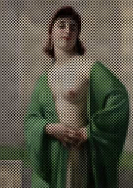 Portrait of a red-haired lady