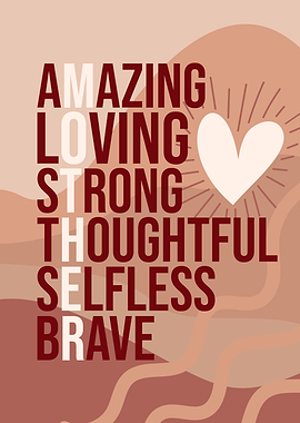 Mother's Day Acrostic Poem