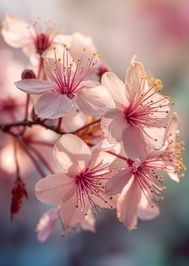 Pink Cherry Blossom Flowers