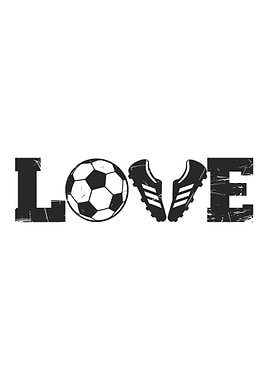 I Love Soccer Ball