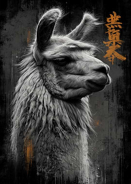 Ukiyo Minimalism Llama