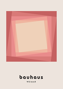 Bauhaus Weimar Abstract Geometric Art Print
