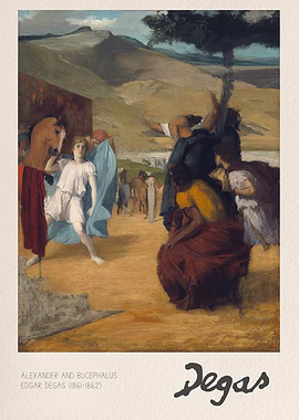 Alexander and Bucephalus by Edgar Degas