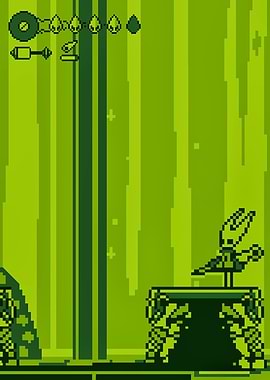Hollow Knight Pixel Art Green