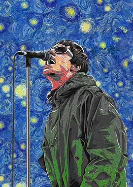 Liam Gallagher Starry Night Style