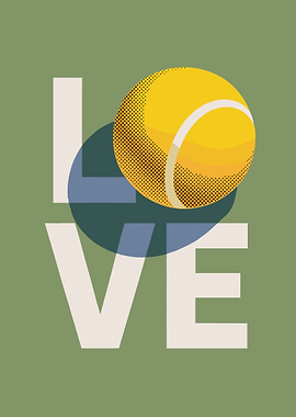 Love Tennis Ball