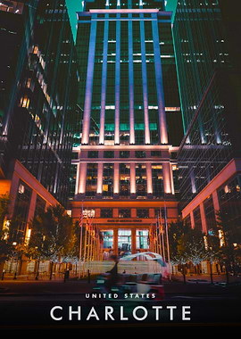 Charlotte, North Carolina at Night