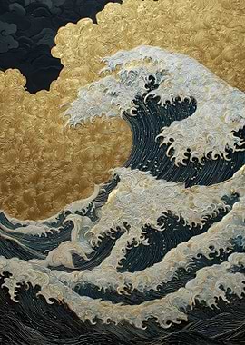 Golden Kanagawa Wave
