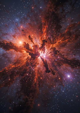 Cosmic Nebula Explosion