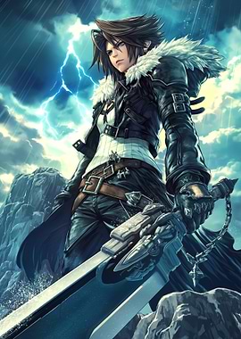 Squall Leonhart in Stormy Weather