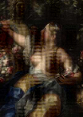 Portrait Of A Young Woman As Flora