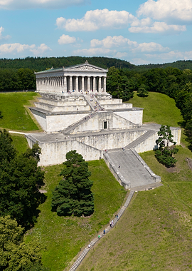 Walhalla Temple in Bavaria, Germany