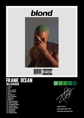 Frank Ocean Blonde Album Cover Art