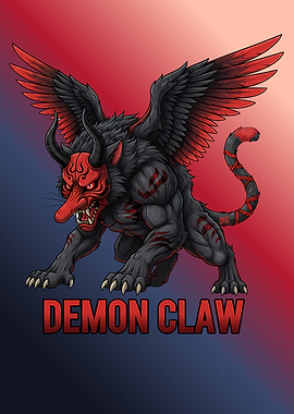 Giga Claw Monster / Oni Demon Decal