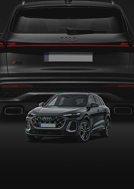 Black Audi Q5 poster