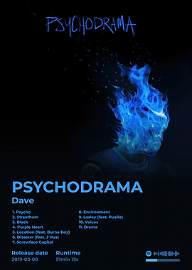 Dave Psychodrama Album Cover Art