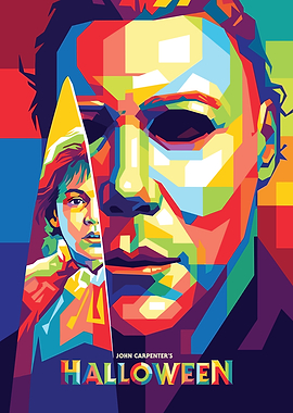Halloween Movie Poster Pop Art