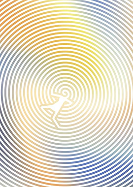 Colorful Optical Illusion – Vibrant Visual Art Poster