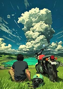 Motorcycle Ride Contemplation