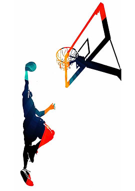 Basketball Player Dunking