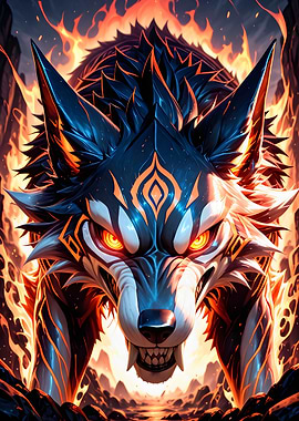 Fiery Wolf