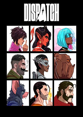 Dispatch Character Grid