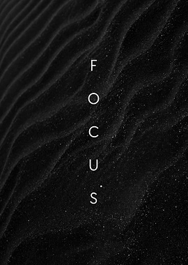 Focus on Black Sand
