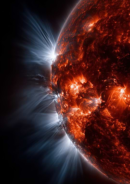 Solar Flare Eruption