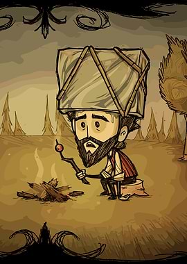 Don't Starve: Wilson by Campfire