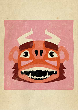 Dancing Diablitos - Monster Faces Illustrations