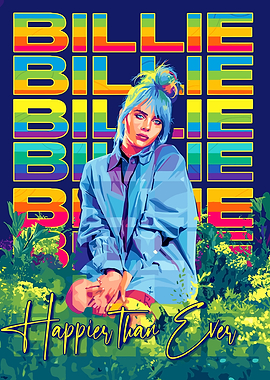 Billie Eilish Happier Than Ever Art