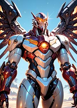 Winged Mecha Warrior