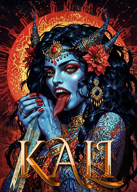 Kali Goddess Illustration
