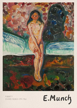 Puberty by Edvard Munch