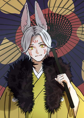 Anime Character with Fox Ears